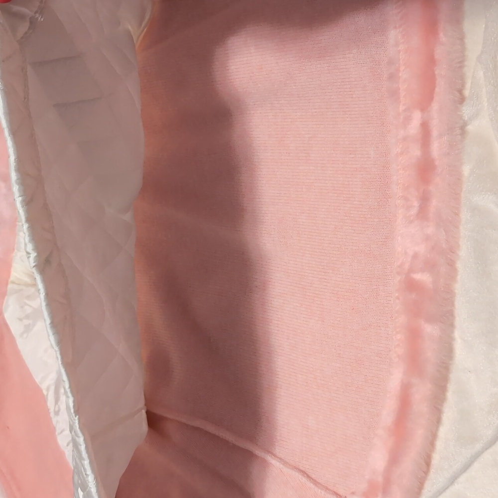 Vintage 1960's  Girl's  18 Month Pink Faux Fur Button Down Jacket - Picture 7 of 9